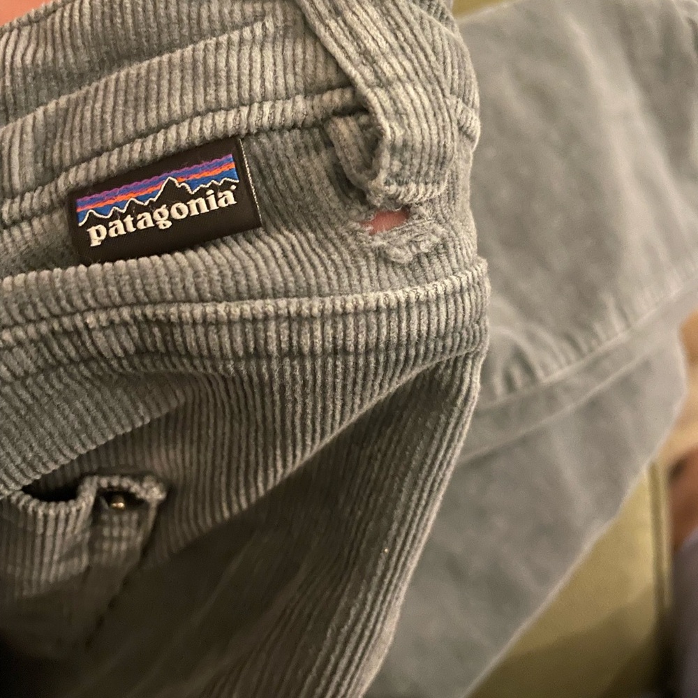 Patagonia Fitted Corduroy Blue Gray Size 31 See Note - Picture 6 of 10
